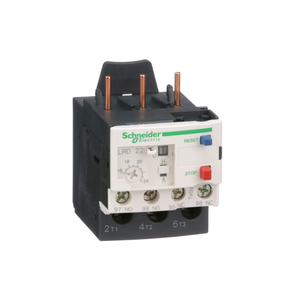 Schneider Electric Relais de Protection Thermique Moteur Tesys 16 à 24 A Classe 10A - Schneider Electric - LRD22