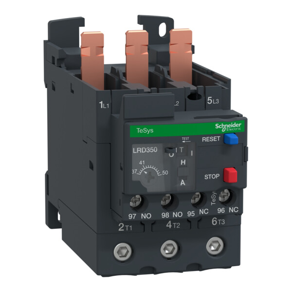 Relais de Protection Thermique 37-50A Classe 10A, Bornier Puissance Everlink - Schneider Electric - LRD350