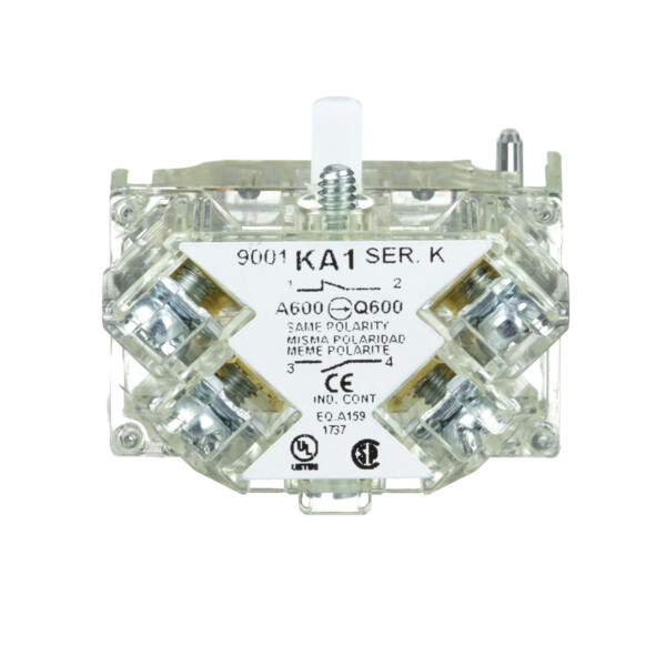 Schneider Electric Harmony 9001K - bloc contact pour bouton - Ø30 - 1OF bornes protégées - Schneider Electric - 9001KA1