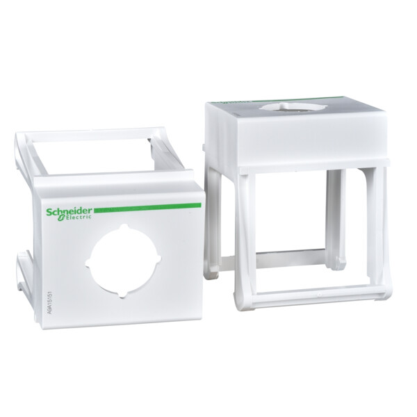 Support de Bouton ou Voyant Diamètre 22 mm Acti9 Schneider – Clipsage sur Rail Modulaire - Schneider Electric - A9A15151