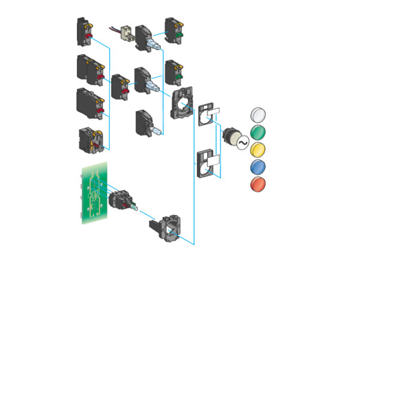 Lampe de signalisation Harmony Schneider Electric - à incandescence - Ø11mm - BA9s - incolore - 24V - 2W - Schneider Electric - DL1CE024