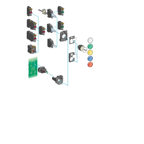 Lampe de signalisation Harmony Schneider Electric - à incandescence - Ø11mm - BA9s - incolore - 24V - 2W - Schneider Electric - DL1CE024