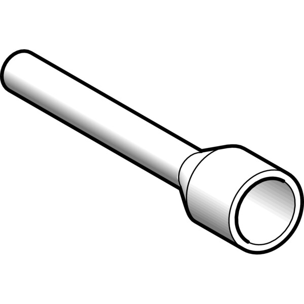 Schneider Electric Embout de câblage Surmoulé Format Moyen 0,5 Mm² Blanc - Schneider Electric - DZ5CE005
