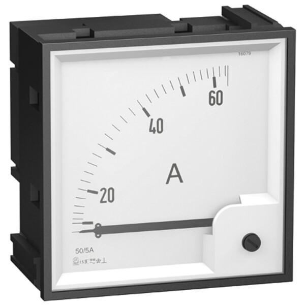 Cadran PowerLogic Schneider Electric - 1,3ln - pour ampèremètre analogique 72x72mm - 0-600A - Schneider Electric - 16013