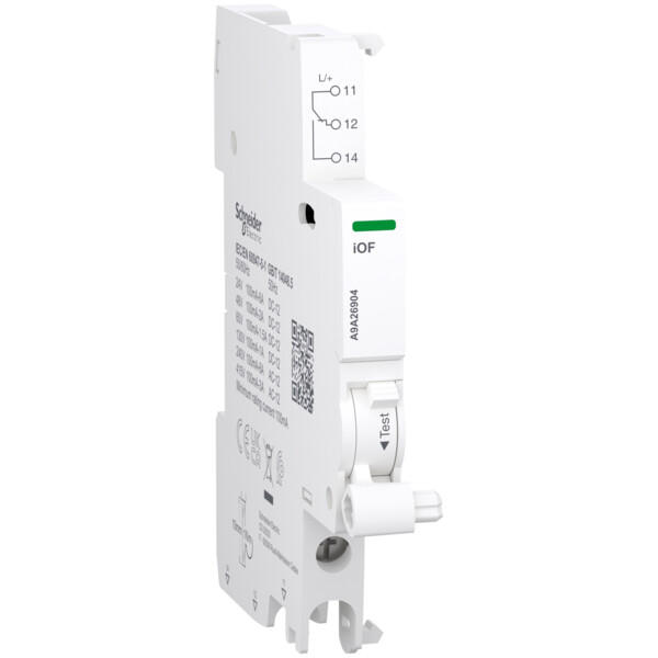 Contact auxiliaire Schneider Acti9 1OF Courant 100mA à 6A ca/dc - Schneider Electric - A9A26904