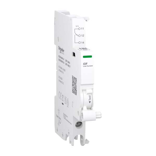 Contact auxiliaire Schneider Acti9 niveau 1OF Courant 2mA à 100mA ca/dc - Schneider Electric - A9A26914