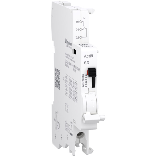 Contact auxiliaire SD 1OC Schneider Acti9 C60 c120 100ma /6a - Schneider Electric - A9N26907