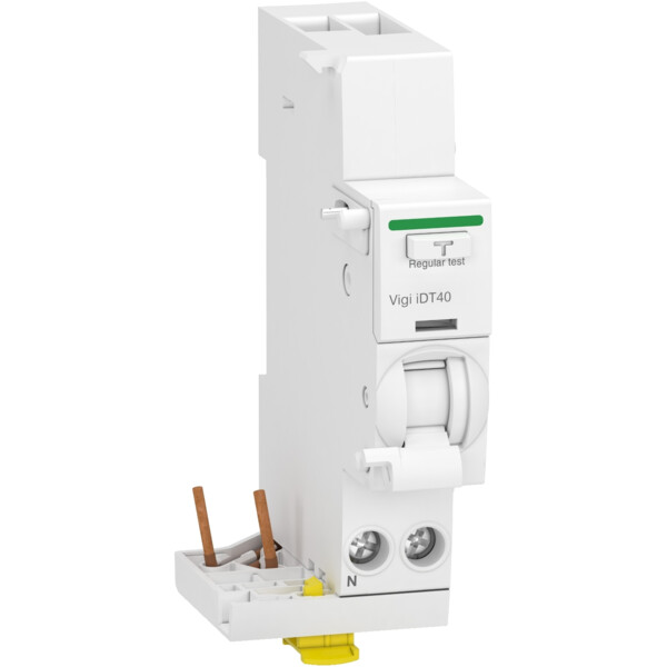 Bloc différentiel Vigi Acti9 iDT40 1P+N - encliquetable - type A-SI - 25A - 30mA - 10000cycle - IP20 - Schneider Electric - A9Y64625