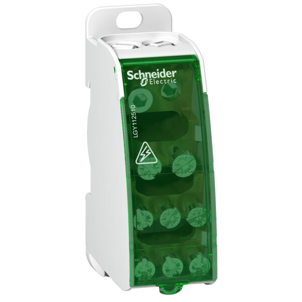 Répartiteur étagé unipolaire 125A Schneider Linergy DS 10 trous - Schneider Electric - LGY112510