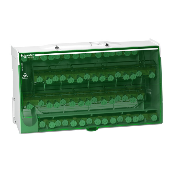 Linergy DS, répartiteur étagé tétrapolaire 125 A 4x15 trous - Schneider Electric - LGY412560