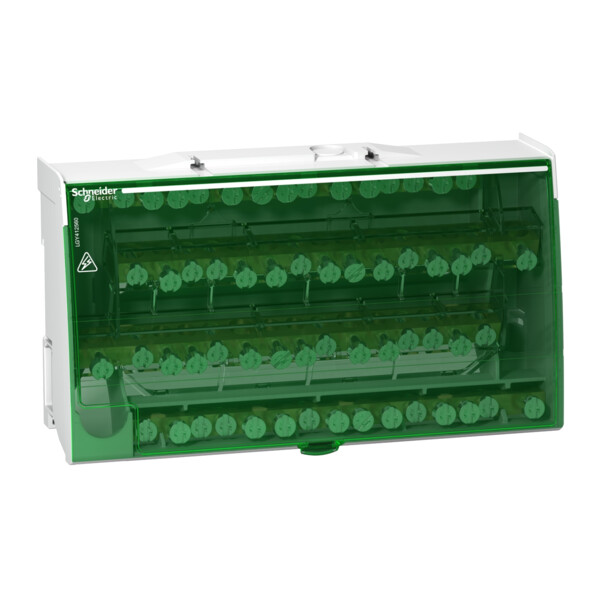 Linergy DS, répartiteur étagé tétrapolaire 125 A 4x15 trous - Schneider Electric - LGY412560