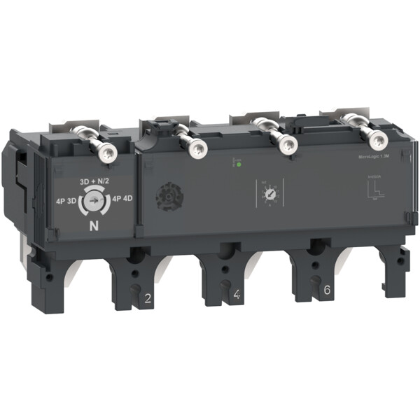 Compact nsx - déclencheur micrologic 2.3 630a - 4p4d pour nsx630 - Schneider Electric - C6342D630