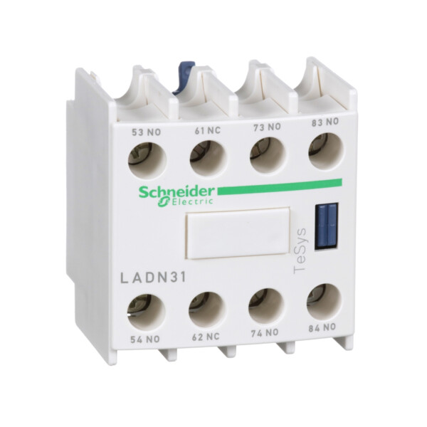 Schneider Electric Bloc de contacts auxiliaires Tesys 3 F Plus 1 O Bornes à Vis étriers - Schneider Electric - LADN31
