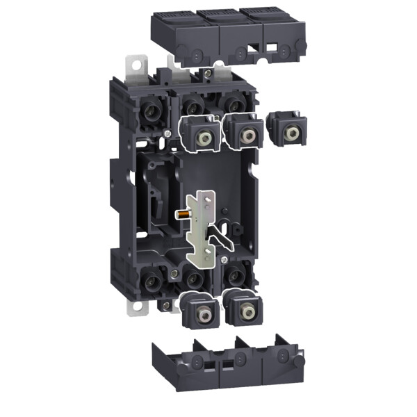 KIT COMPACT DEBROCHABLE 3P SUR SOCLE  ACCESSOIRE DISJONCTEUR NSX100 250 - Schneider Electric - LV429289