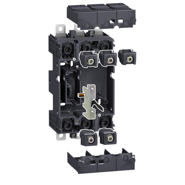 KIT COMPACT DEBROCHABLE 3P SUR SOCLE  ACCESSOIRE DISJONCTEUR NSX100 250 - Schneider Electric - LV429289