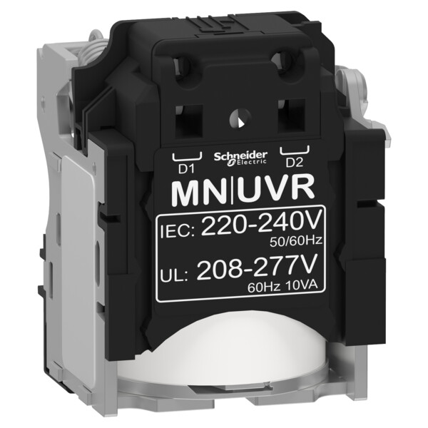 Déclencheur Voltmétrique MN 220 à 240 Vca 50/60 Hz 208-211 Vca 60 Hz ComPacT NSX Schneider - Schneider Electric - LV429407