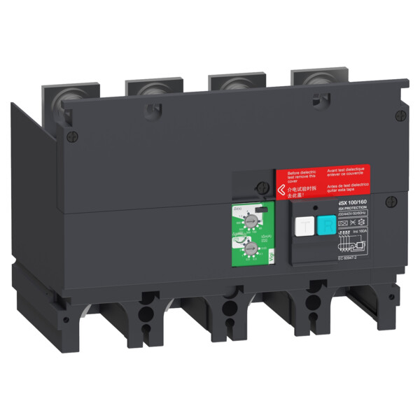 Disjoncteur Vigi 200-440V 4P pour NSX100/160 Schneider Electric - Schneider Electric - LV429489
