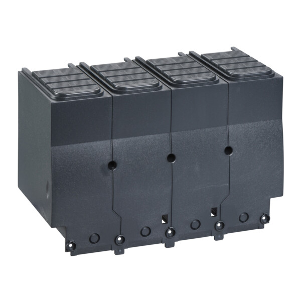 1 CACHE BORNES LONG 4P POUR EPANOUISSEUR  ACC DISJONCTEUR NSX400/630 INV/INS - Schneider Electric - LV432596