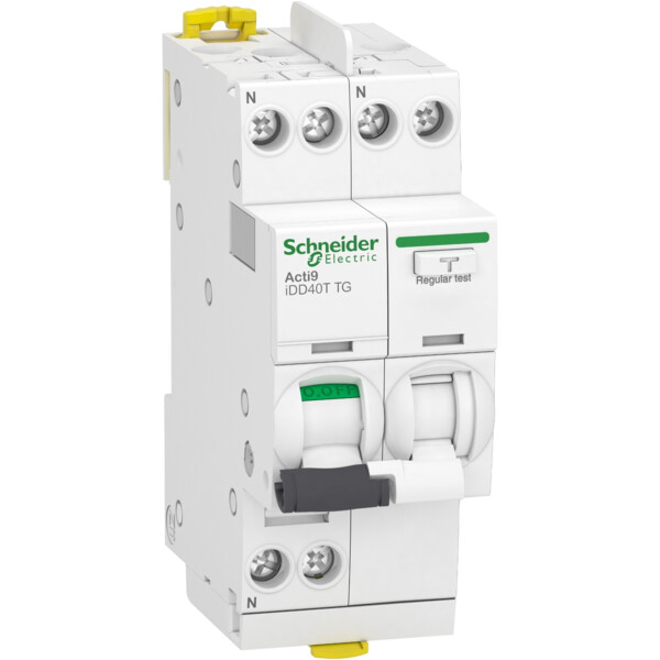 Acti9 idd40t - disjoncteur différentiel tête de groupe - 1p+n c 40a 6ka 30ma asi - Schneider Electric - A9DX2640