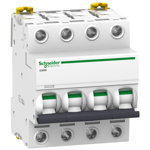 Disjoncteur 4P 40 A Courbe D Acti9 iC60N Schneider - Schneider Electric - A9F75440