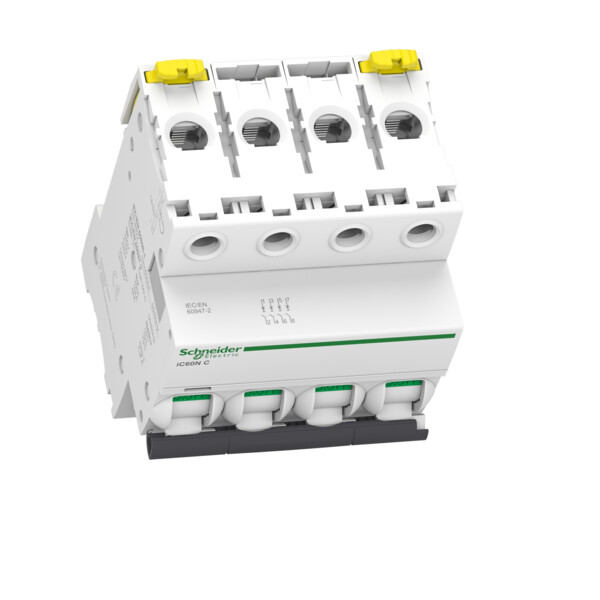 Disjoncteur 4P 50A Courbe C 400VCA 6000A Schneider Electric - Schneider Electric - A9F74450