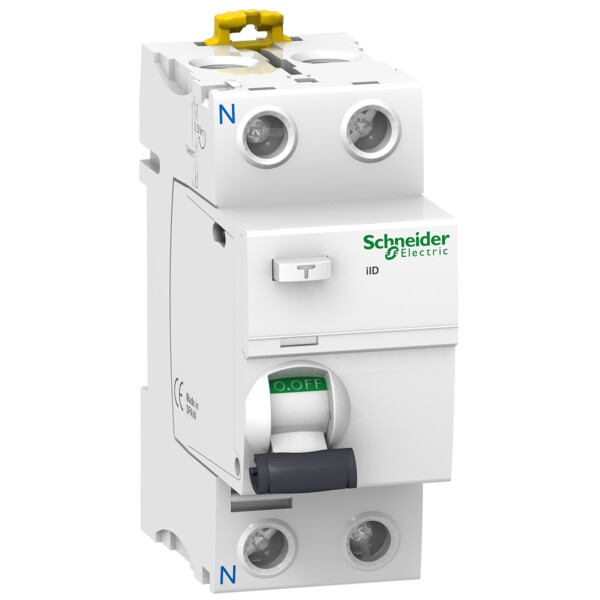 Acti9, iID interrupteur différentiel 2P 63A 300mA sélectif type AC - Schneider Electric - A9R15263