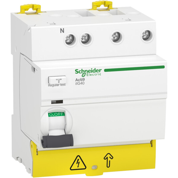 Acti9 iig40 - interrupteur différentiel tête de groupe - 3p+n 63a 30ma type ac - Schneider Electric - A9R67763