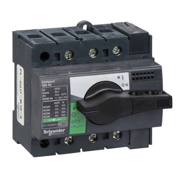Schneider Electric Interrupteur sectionneur Interpact Ins40 3P 40 A - Schneider Electric - 28900