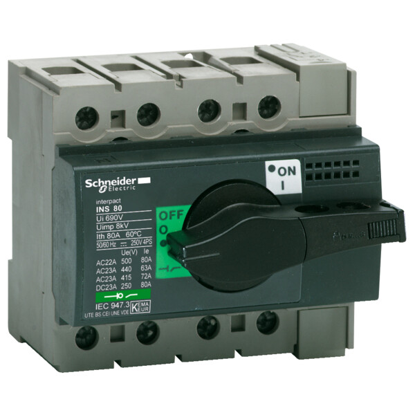 Schneider Electric Interrupteur sectionneur Interpact Ins40 - 4P - 40A - Schneider Electric - 28901