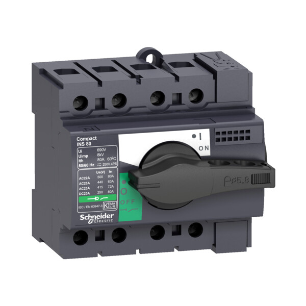 Schneider Electric Interrupteur sectionneur Interpact Ins40 - 4P - 40A - Schneider Electric - 28901
