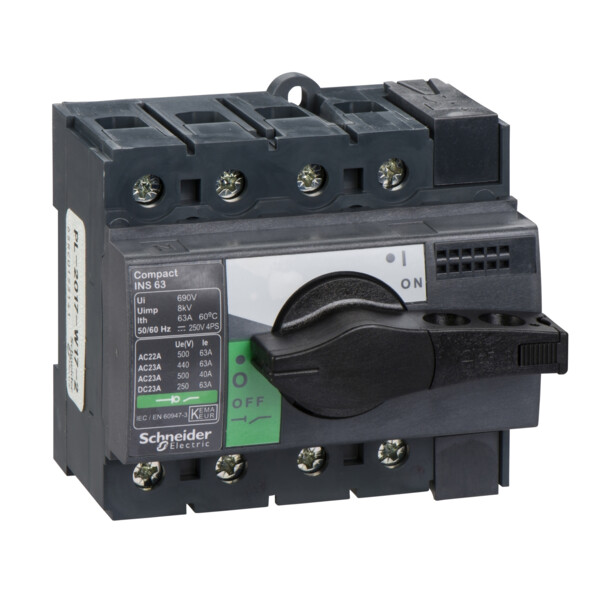 Schneider Electric Interrupteur sectionneur Interpact Ins63 4P 63 A - Schneider Electric - 28903