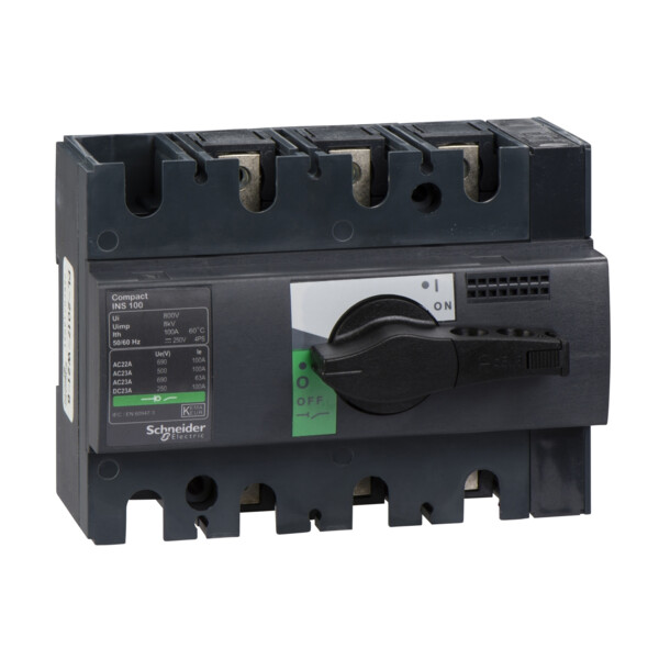 Schneider Electric Interrupteur sectionneur Interpact Ins100 3P 100 A - Schneider Electric - 28908