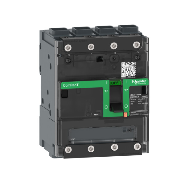 Interrupteur sectionneur Schneider ComPacT NSXmNA 160A 4P borne EverLink - Schneider Electric - C124160LS