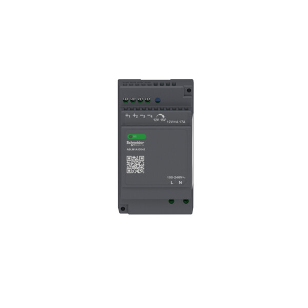 Alimentation Modicon ABL à Découpage 2,5 A Sortie 24 Vcc – 100 à 240 Vca – Mono/Biphasé - Schneider Electric - ABLM1A24025