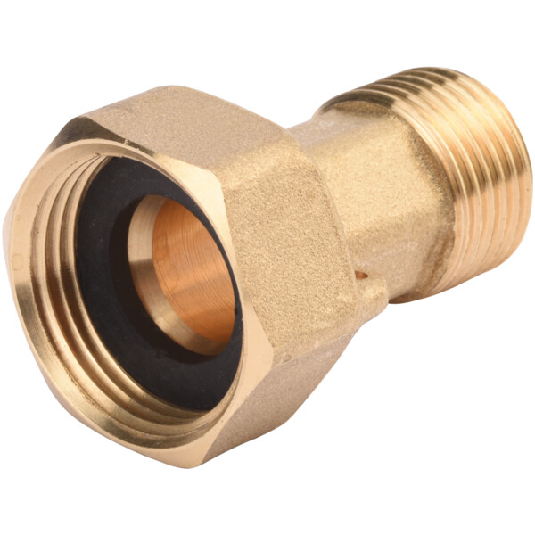 Raccord compteur 2 pièces M3/4"-F3/4" Longueur 29 mm Laiton CW617N-4MS + NBR - Sferaco - 9811096