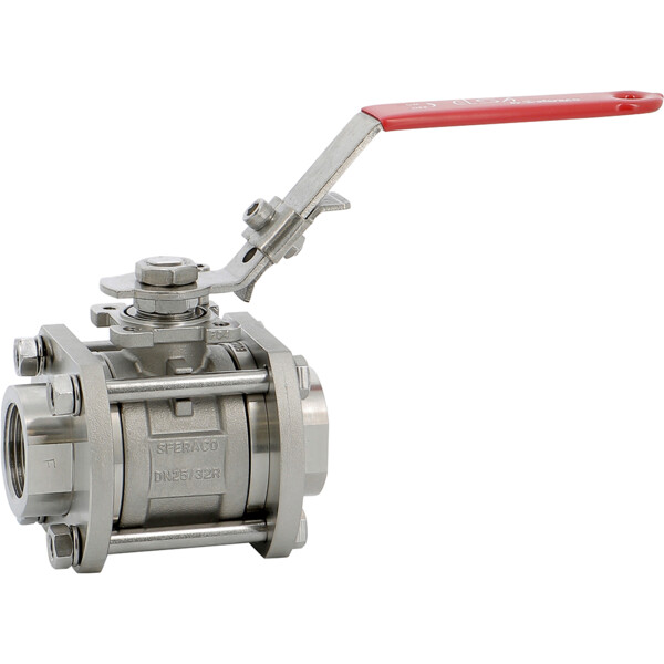 Vanne à boisseau sphérique inox ELSA dégraissée oxygène Série ELBTO2BSP 3/4" - Sferaco - ELBTO2BSP20