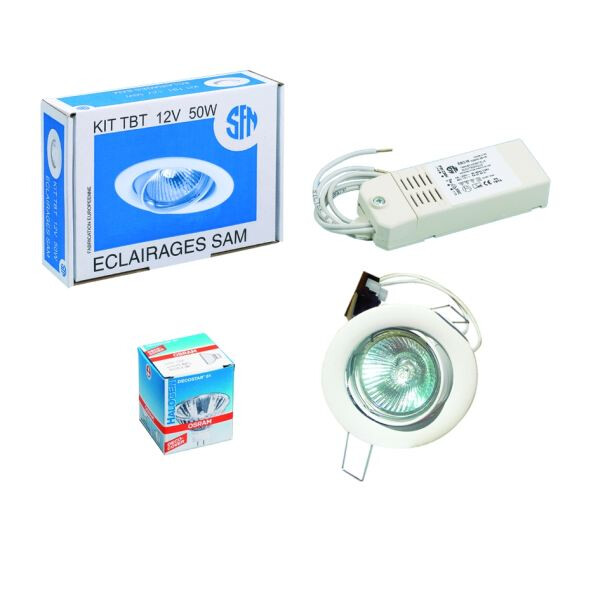 Kit encastrable TBT électronique alu brossé orientable KIT BTR 2003 - SFN - 65201303