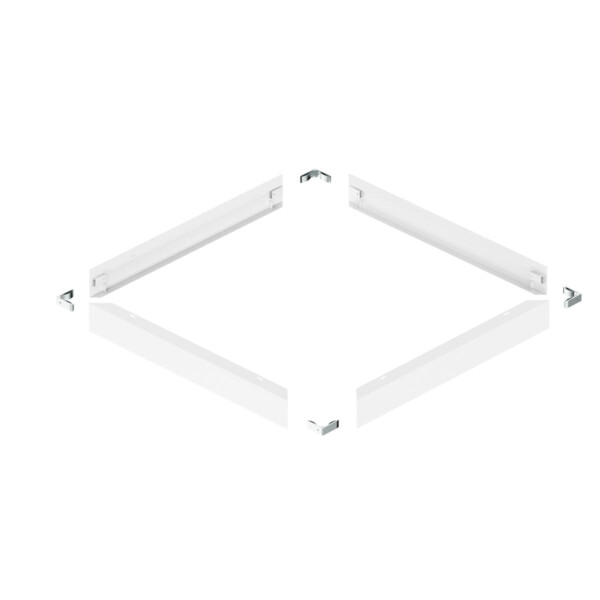 PANEL P/PAVANNO, cadre de montage, carré, 600, blanc - SLV - 1011266
