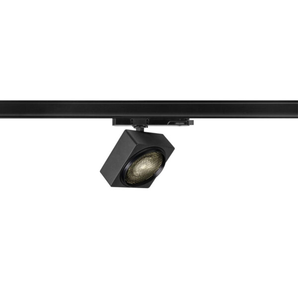 EURO CUBE 2 L diffuseur nid d'abeille pour spot rail 3 allumages noir - SLV - 1010858