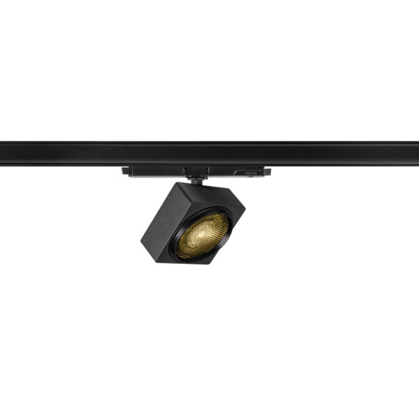 EURO CUBE 2 L diffuseur nid d'abeille pour spot rail 3 allumages noir - SLV - 1010858