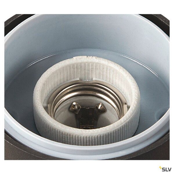 Grafit, applique extérieure, rond, anthracite, e27, 11w max, ip44, détecteur de mouvements - SLV - 1006179