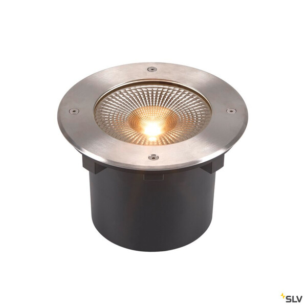Rocci 200, encastré de sol extérieur, rond, inox, led, 16w, 3000k, ip65/ip67 - SLV - 1006104