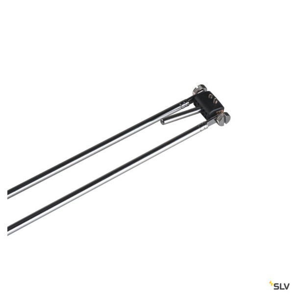 SLV by Declic TELESKOP, spot pour câble tendu, MR16, 21-52cm, chrome - SLV - 139082