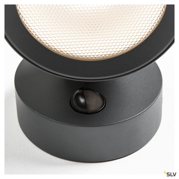 Eskina spot sensor, applique et plafonnier extérieur, anthracite, led, 14,5w, 3000k/4000k, ip54, détecteur de mouvements, variable triac - SLV - 1002904