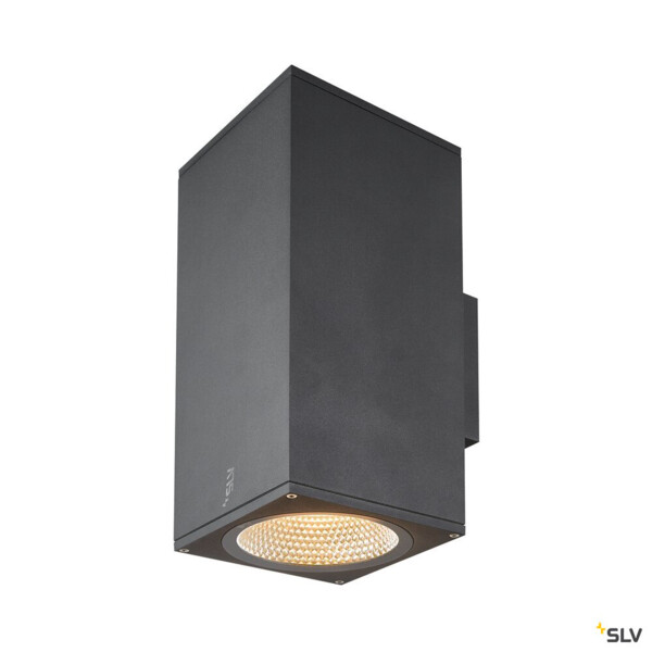 Enola, applique extérieure, carré, l, anthracite, led, 53w, 3000k/4000k, ip65, up/down - SLV - 1003438