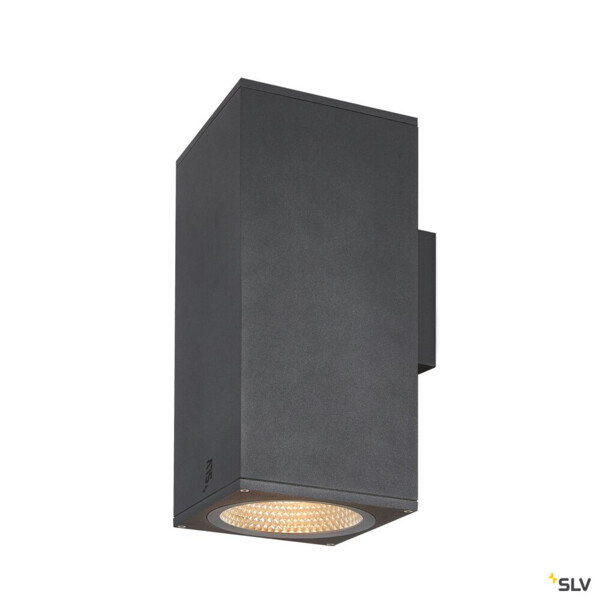 Enola, applique extérieure, carré, l, anthracite, led, 53w, 3000k/4000k, ip65, up/down - SLV - 1003438