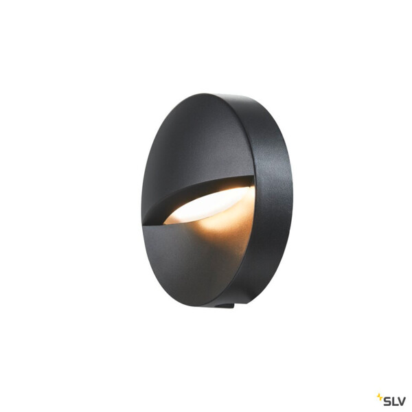 Downunder out, applique extérieure, rond, anthracite, led, 4,5w, 3000k/4000k, ip65 - SLV - 1002868