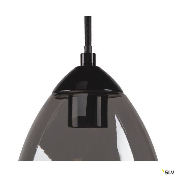 Para cone gl, suspension intérieure, noir/transparent, gu10, 25w max - SLV - 1006159