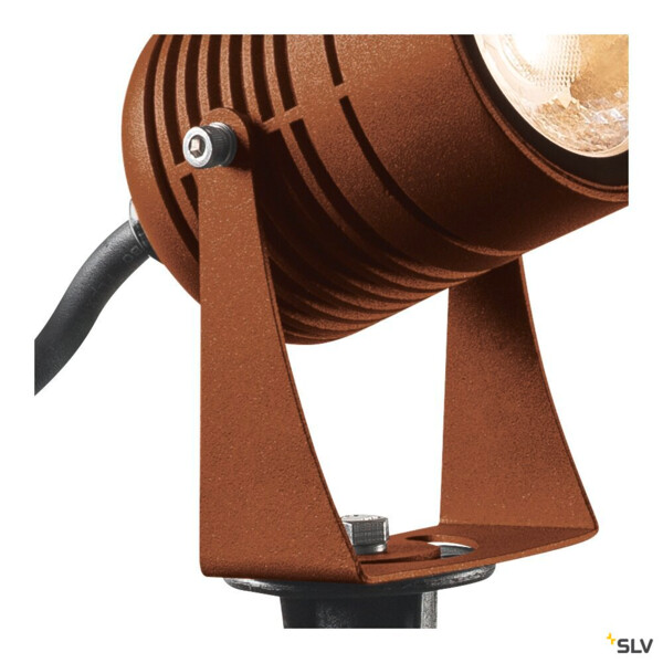 Led spike, projecteur extérieur, rouille, led, 6w, 3000k, ip55 - SLV - 1002203