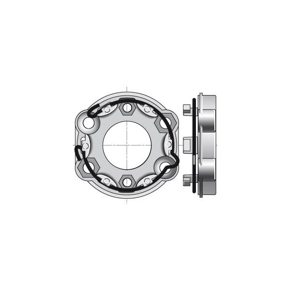 Support Universel pour Moteur de Volet Roulant Somfy - Somfy - 9910000
